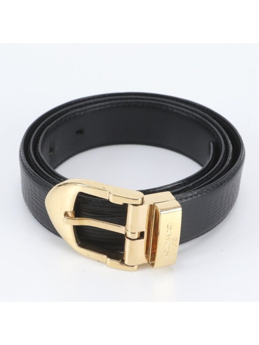 Louis Vuitton Ceinture Classic Leather Belt Black